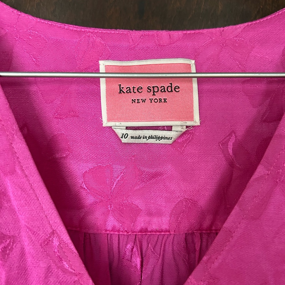 Kateā Spade jewel Button Jacquard Dress size 10 - Picture 8 of 10
